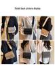 Yuezi Chic Damen 2025 Koreanischer Stil Kleine Quadratische Umhängetasche mit Breitem Riemen
