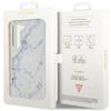 Etui do Samsung Galaxy S23 Guess Marble Białe