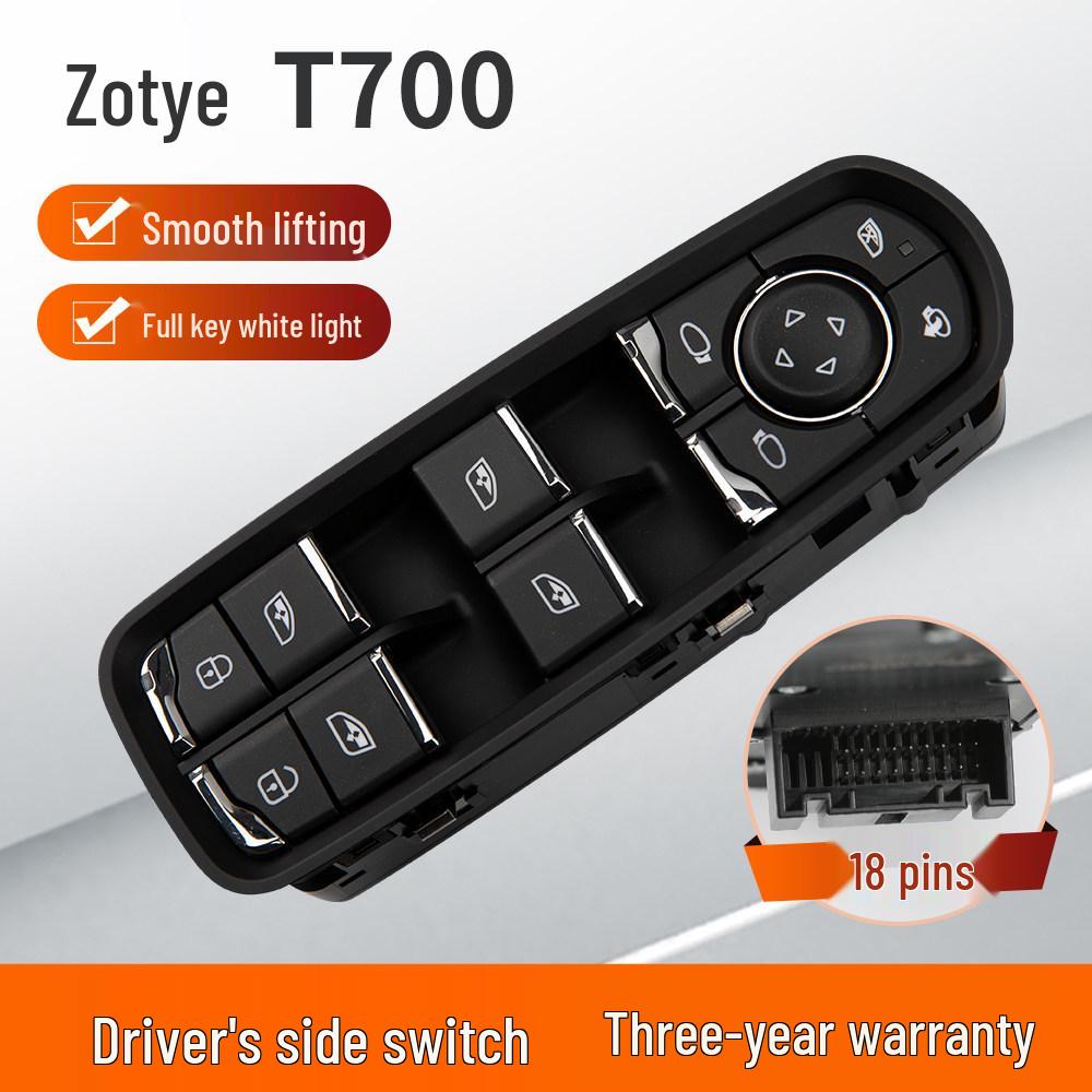 Compatible with Zotye T300, T500, T600 Sport, T700 Car Window Lift Switch.