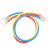 R410A 1/4'' Sae Ac Charging Hose Set 500 Psi For Air Condition Refrigerant Hoses R134 R22 Refrigeration Charging Tool