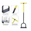 Yard Aerator Lawn Aerator Spikes Aerating Tool Ergonomic T-Handle Garden Scarifier With Wide Foot Plate For Landscaping Farming