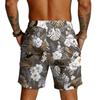 Hawaiian Shorts for Men Mens Swim Trunks Swim Trunks Men Hawaiian Swim Trunks Mens with Drawstring and Tropical Print for Swimming Beach Sports