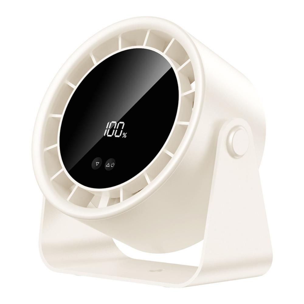 

Перезаряжаемый настольный вентилятор Настенный мини-вентилятор Новый настольный турбо-вентилятор Для дома, кухни Plug in Style белый