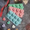 Chocolate Mold 8 Cavity DIY Silicone Heart Shape Ice Cubes Biscuit Pastry Manual Baking Mould Kitchen Supplies
