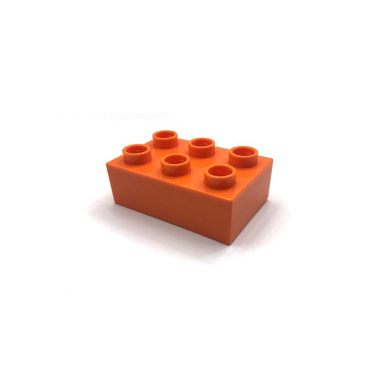 Mattoncino Base 2x3 10 pezzi Fai da Te Classico Educazione Blocchi da Costruzione Compatibili Con Duplo Mattoncini Grandi Giocattoli Per Bambini