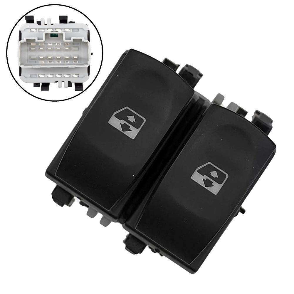 Window Control Button Window Regulator Switch Direct Replacement Part OE Part Number 8200214943 Plastic Material For Clio III