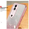 KEYSION Luxury Plating Glitter Phone Case for VIVO V40 Pro 5G Transparent Soft TPU Shockproof Back Cover for VIVO V40 5G
