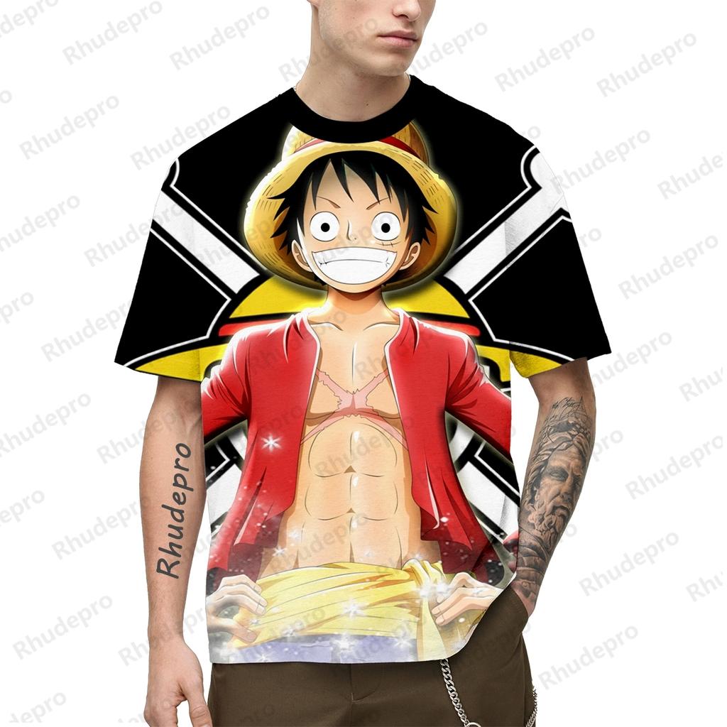 Roronoa Zoro Anime One Piece Men's T-shirt Children's Streetwear Trend Clothing Tops Short Sleeve 6XL