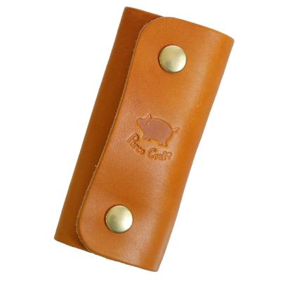 Key Genuine Smart Key Tochigi Made In Small Key 4 Camel [Porco Rosso] Case, Leather, Case, Men's, Women's, Cute, Brand, Leather, Japan, Slim, Compact,