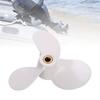 6F8 45942 01 Outboard Boat Propeller 3 Blades Metal 2 Stroke Propeller for Outboard Motors
