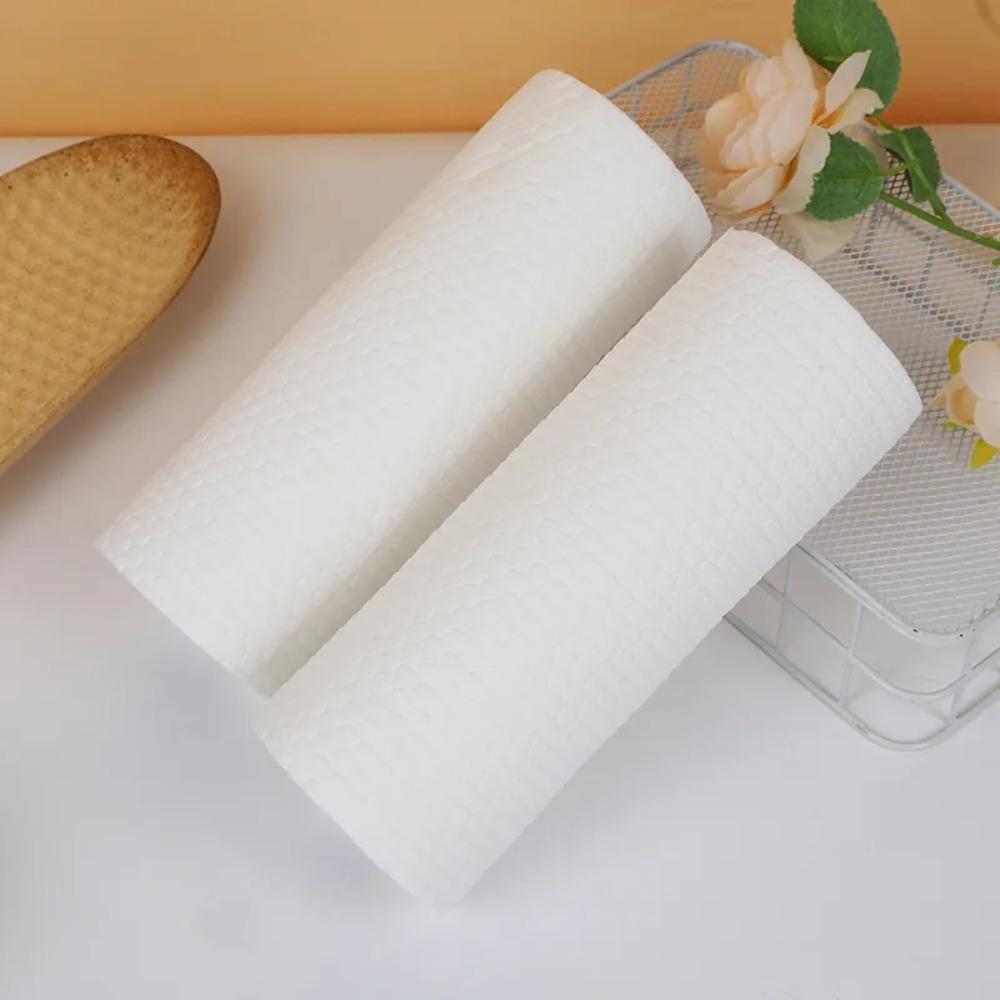 Non-woven Fabric Disposable Kitchen Paper Thickened Kitchen Dishcloth  Rolls  Washing Dishes