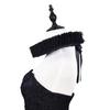 Comfortable Elizabethan Neck Ruff Victorian Ruffle Choker Adjustable Neck Ruff for Medieval Costume