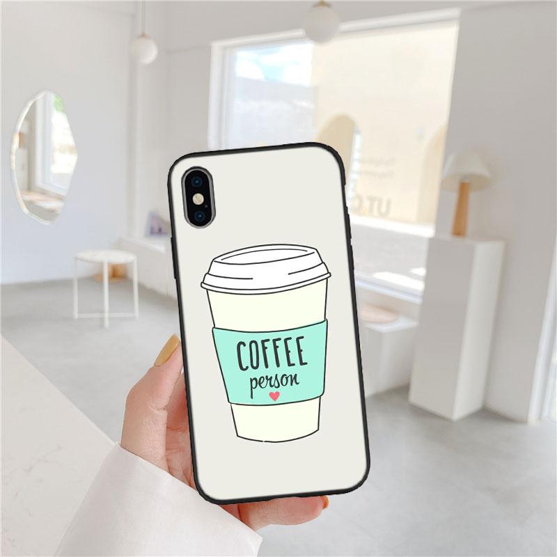PP20 Coffee Time Phone Case for Samsung Galaxy A11 A12 A13 A15 A52S A53 A55 A56 A70 A71 A72 A73 F06 F16 F56 S10 Plus S10e