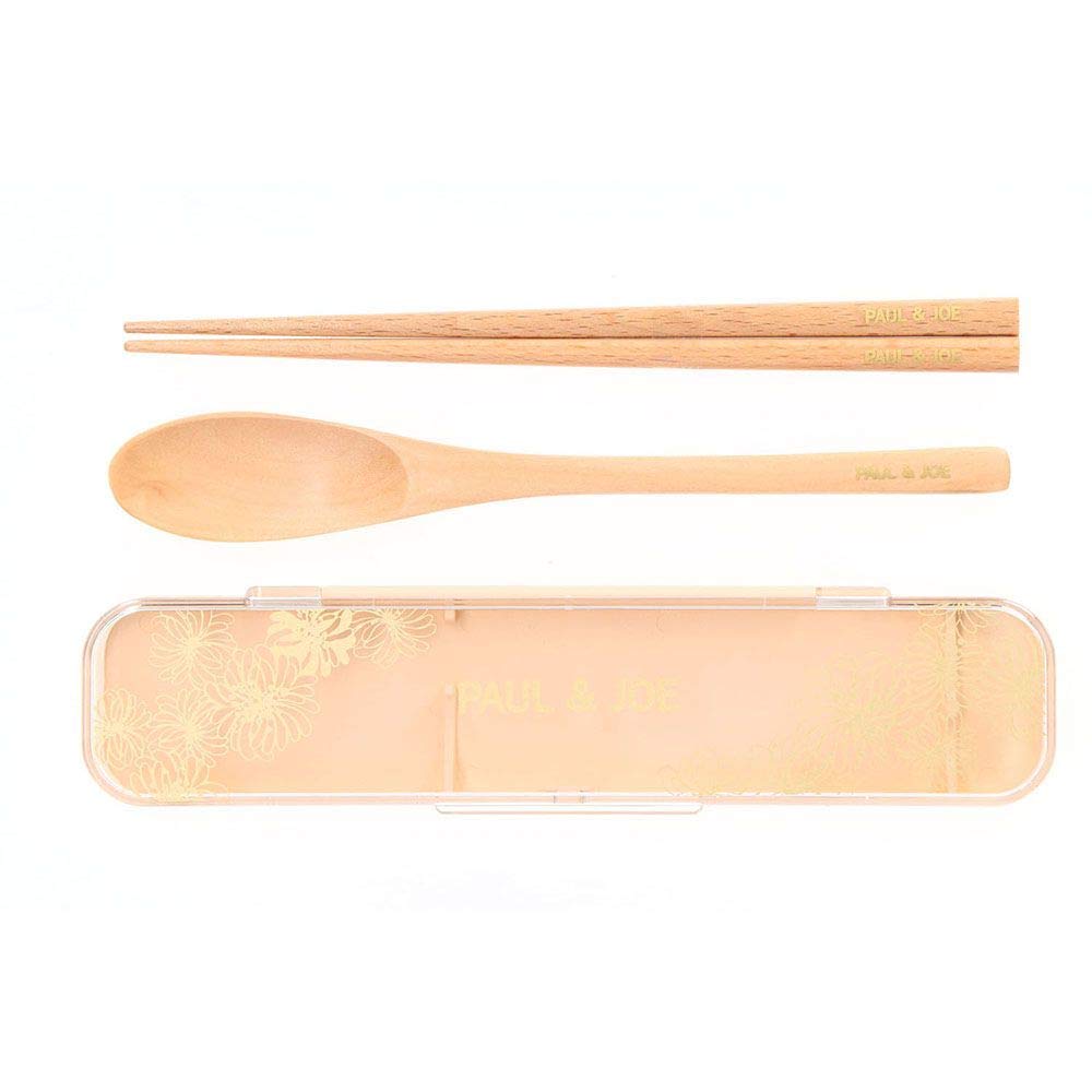 Marks Chopsticks and Spoon Box Nude Paul Joe Break Time Set, Pink, & PAJB-CST02-PK