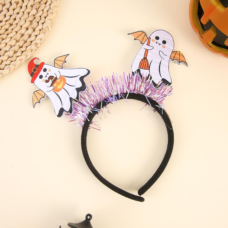 Halloween Funny Props - Headbands, Pumpkins, Ghostly Costumes, Halloween Decorations, Haunted House Party Headwear, Hair Bands