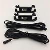 LED Footwell Lighting + Cable Rear set for T-ROC Jetta Polo T-Cross Enyaq 2pcs  Car Rear Foot