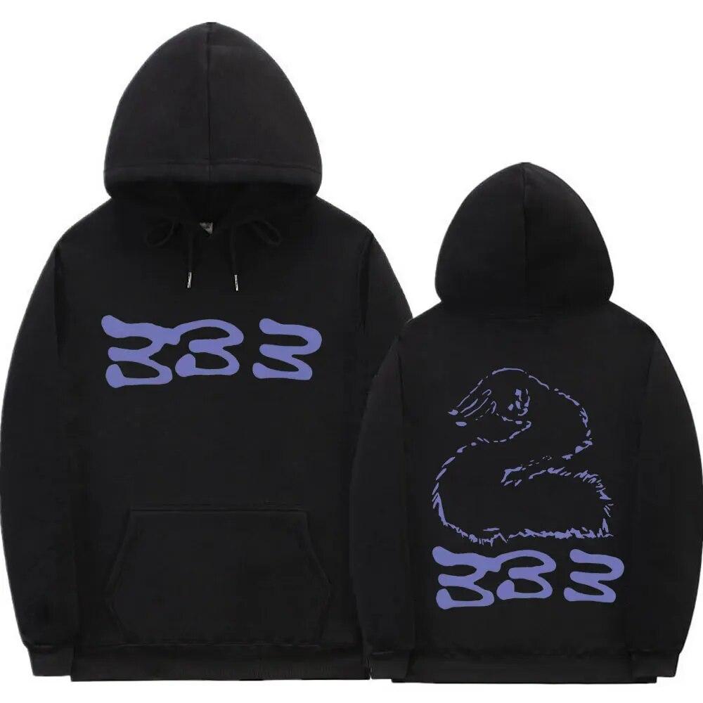 Bladee 333 Hip Hop Trend Skate Drain Gang Hoodie Tops Unisex Hipster Casual Sweatshirt Unisex Women Fashion Artistic Sense Hoodies