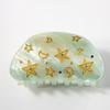 Hair Claw Moon Five-Pointed Star Pattern Back Head Shower Clip Medium Size Shark Hair Claw Versatile Hair