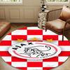 AFC Ajax Emblem Design Round mat, Anti-slip Circle Carpet Chair rug For livingroom,Bedroom, doormat home decor Gift Christmas Gifts