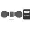 Car Logo Seat Covers Auto Seat Breathable Protection Cushion For VW GTI Polo Golf Passat Tiguan Arteon Touareg Taigo CC Hub Cap EJ1