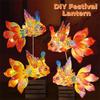 Handheld Fish-Shaped Lantern Handmade DIY Festival Lanterns Kits  Mid-Autumn Festival