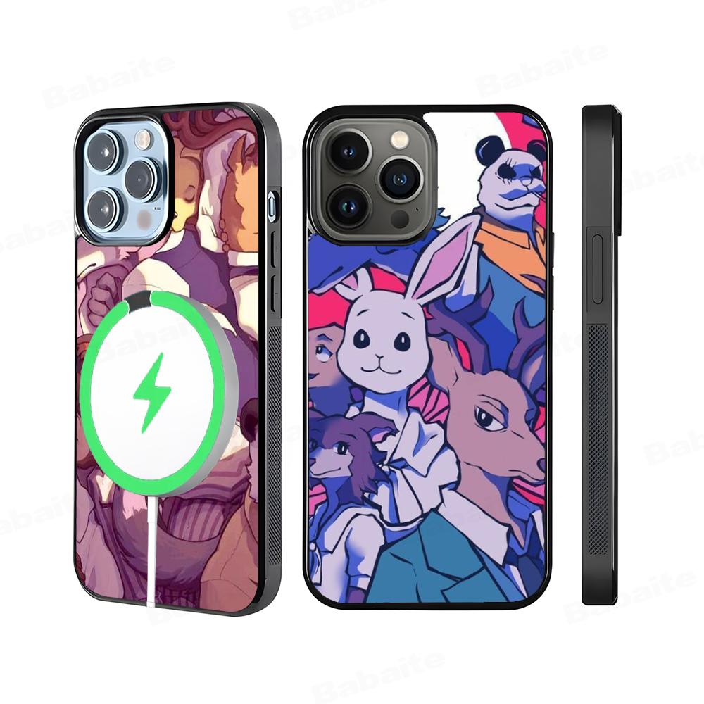 Classic Japanese Anime B-Beastars Phone Case Magnetic Case For IPhone 16 14 13 12 11 15 Pro Max Plus For Magsafe