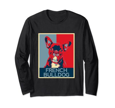 Funny French Funny Summer Long Sleeve T-shirts, Dog, Bulldog, Puppy, Men, Women, Original, Goods, Clothes, Gift, T-shirt