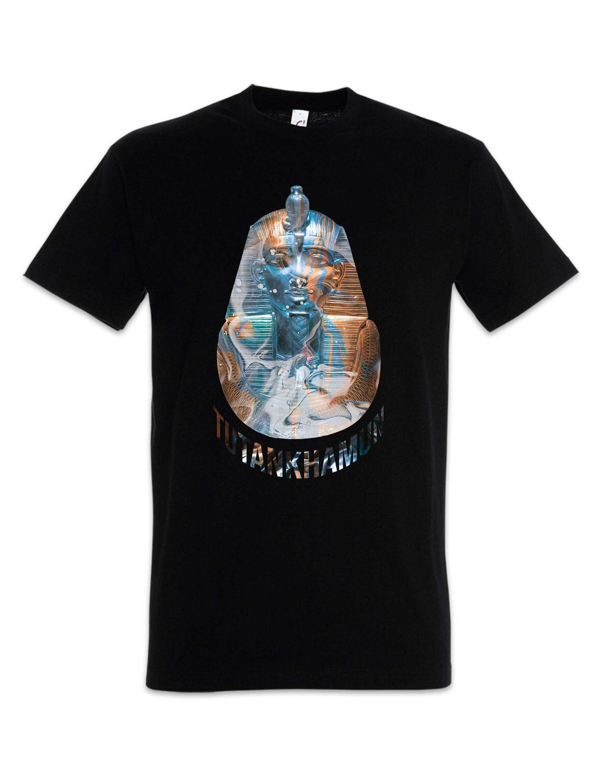 

Tutankhamun T-Shirt Mens Womens Tees Top God Spiynx Mask Pharao Anubis Mummy Seth Egypt Portrait 4XL