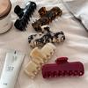 Tortoiseshell French Acetate Hair Claw Clip - Luxury Bun Holder & Shark Clip Hair Accessory for Women