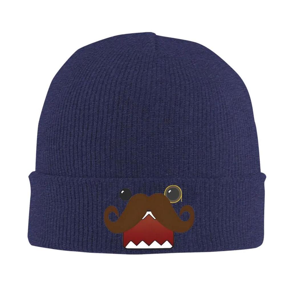 DOMO Mützen Schnurrbart Skullies Beanies Hippie Kopftuch Unisex Erwachsenenmützen Herbst Winter Individuell Street Y2K Mützen Geschenk