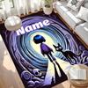 Custom Name Personalized Coraline Print Carpet, Versatile Home Decor Rug, for Playroom, Apartment, Balcony, Entryway, Hallway Gift