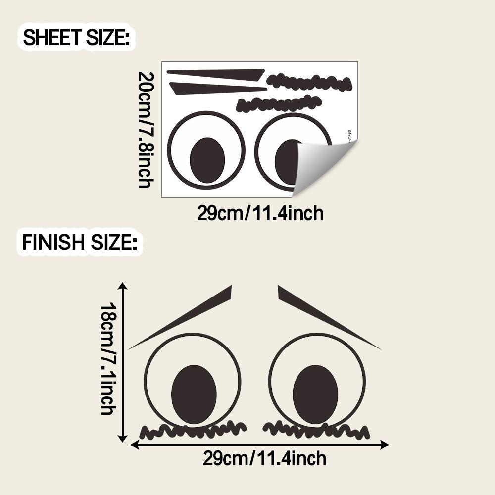 

Простое и Жалобное Выражение Наклейки на Туалет для Ванной и Туалета для Украшения