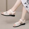 Summer Outdoor Sandals for Women's Work Shoes Thick Soled Midsole Anti Slip and Wear-resistant Women's Sandals