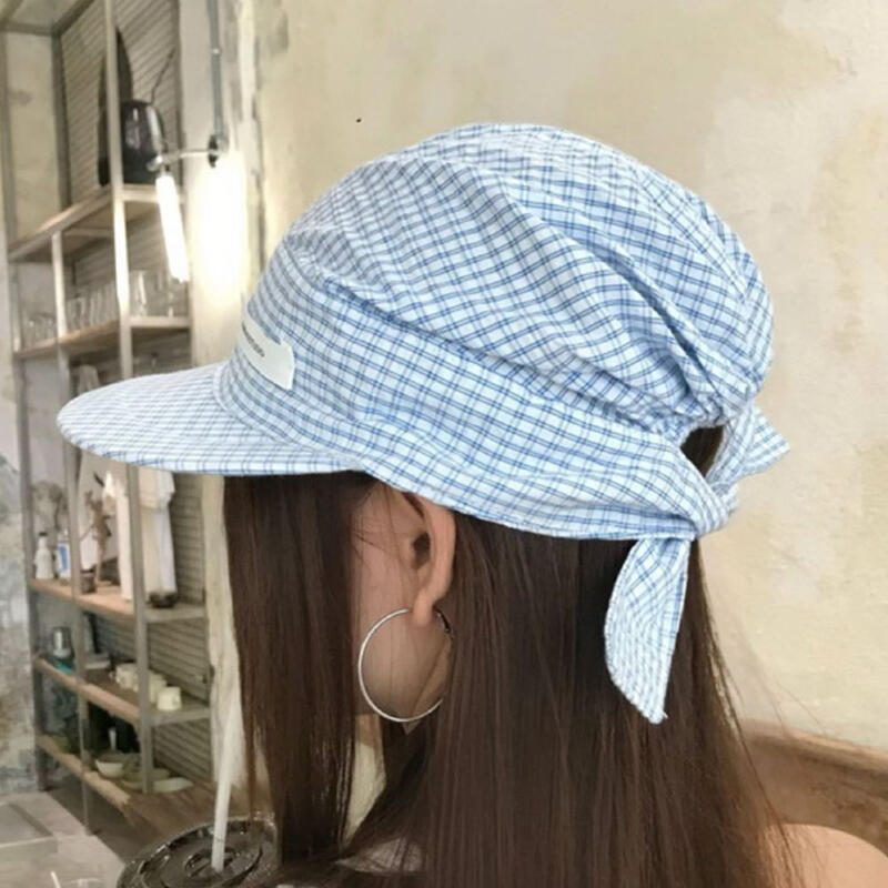 

Кепка-худи Dasom Check Banding, Бейсболка на кнопке Navy
