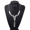 Gemstone Necklace With Geometric Design For Women Men Jewelry Accessories