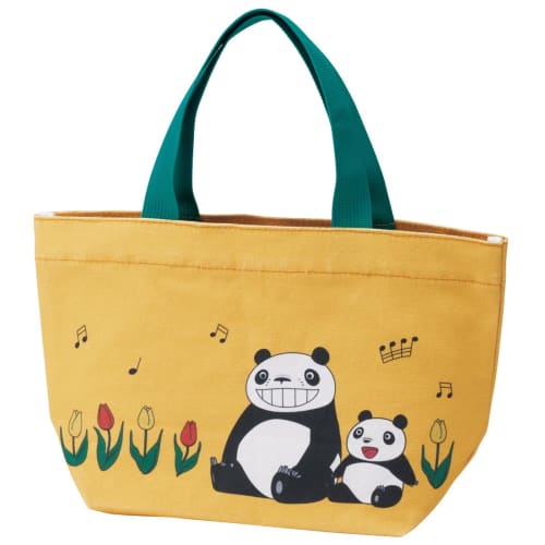 Skater Lunch Bag Canvas Tote Bag Pandako Panda YEB1N-A