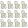 Day and Night - Day and Night Chair Cover for Wedding Banquet 12 Units Cream