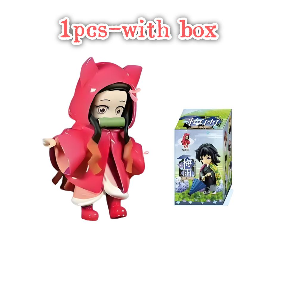 Demon Slayer Tanjiro Kamado Nezuko anime cartoon figure blind box creative statue model ornament surprise gift box