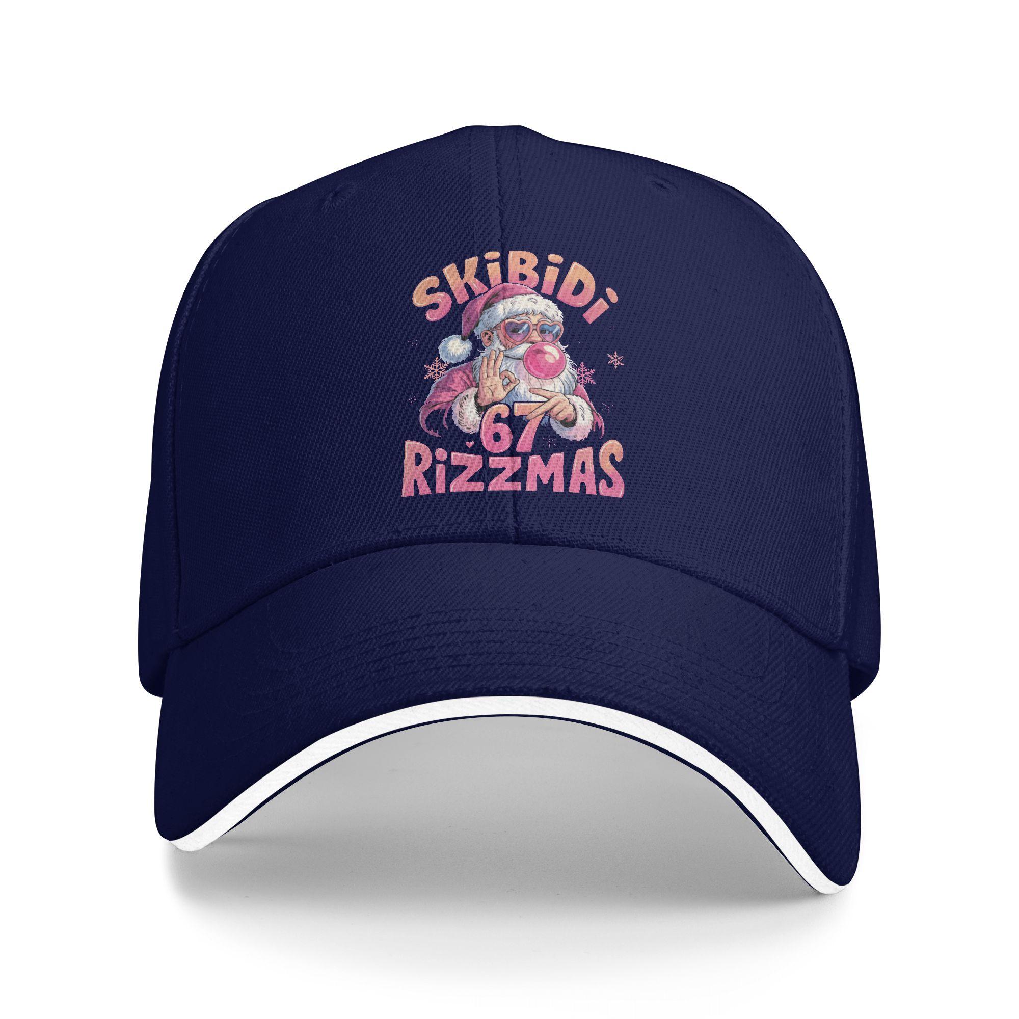 Summer skibidi rizzmas 67 fuuny christmas six seven 4489 Baseball Cap  Tennis Skate Casual Design Trucker Hat Men Baseball Caps As Picture