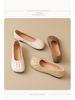 Weiwei Girl Women's Retro Square Toe Slip-On Flats with Soft Sole
