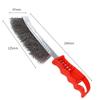 Long Handle Rust Removal Brush Cleaning Brush Grill Scrubber for BBQ Oven Gutter Metal Surface Cleaning Tool with Wooden Handle