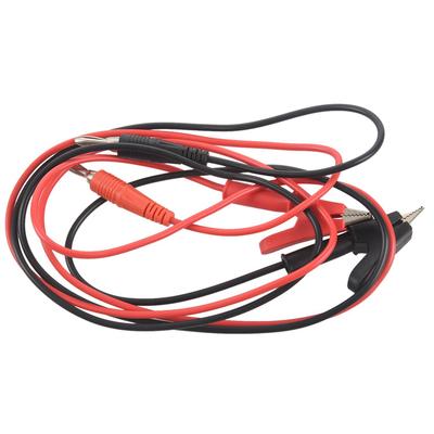A96I-5X 1M Long Alligator Clip To Banana Plug Test Cable Pair For Multimeter