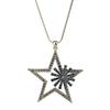Modern Geometric Star Necklace Unique Alloy Pendant Fashion Jewelry For Gifting