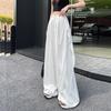 High-Waisted Urban Style Slim Fit Women's Butt Curtain Skirt