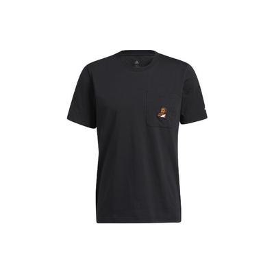 Damen Avatar Pkt Basketball Sporttasche Locker Rundhals Kurzarm T-Shirt Herren Oberteile Schwarz GP3435