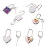 Square Shaped Thermal Transfer Lock Round Shaped Heart Shaped Lock Love Lock  Tourist Attraction