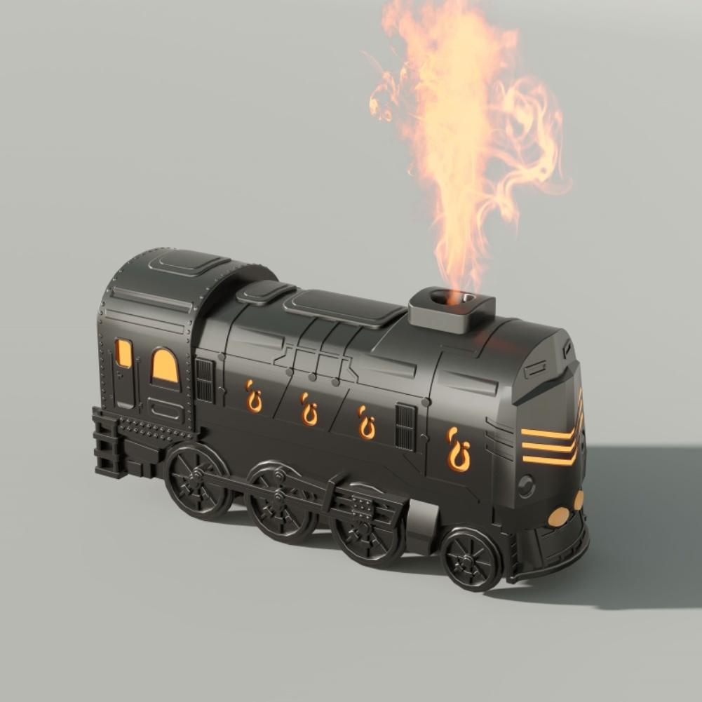 USB Steam Train Essential Oil Diffuser Humidifier With Remote Control DC5V2A Train Aroma Diffuser 300ml Constant/intermittent