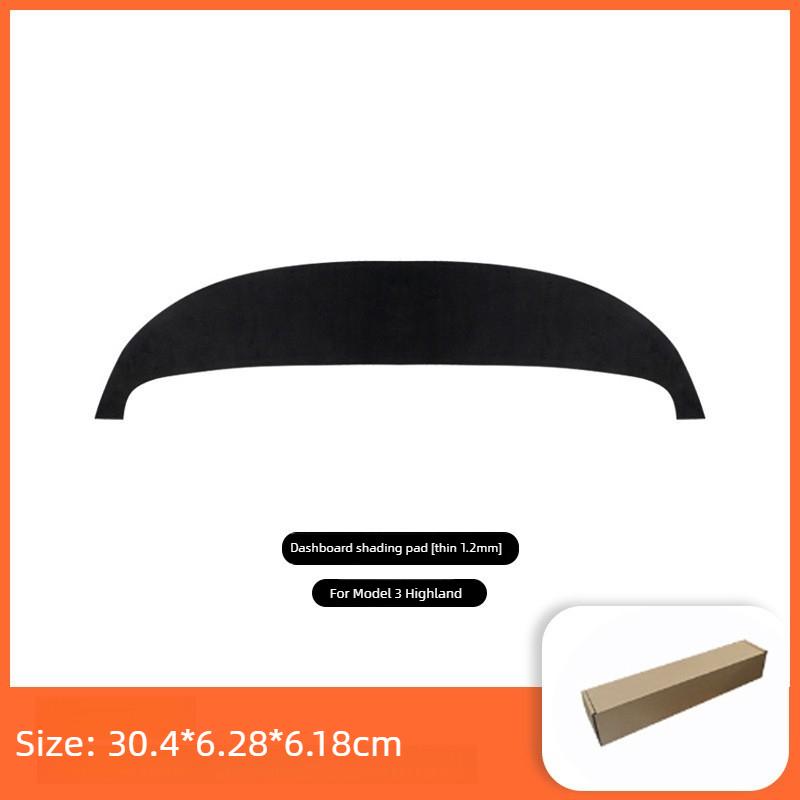 2026 Suede Dashboard Cover Sun Protection Heat Insulation Non-slip Dash Mat Car Decor Accessories For Tesla Model Y Juniper