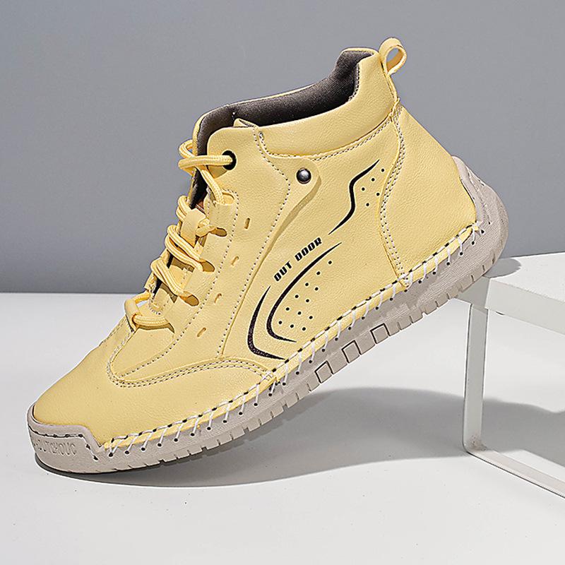2026 Women's Plus Size Hand-Stitched Martin Ankle Boots - Non-Slip, Soft Sole, Casual Spring Shoes