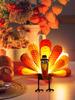 Thanksgiving Turkey Candlestick Turkey Candle Fall Table Centerpieces for Autumn Fireplace Decorations